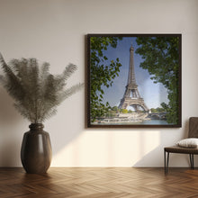 Art Prints of PARIS Eiffel Tower &amp; River Seine