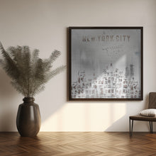 Art Prints of MODERN ART New York City Skylines | shabby chic