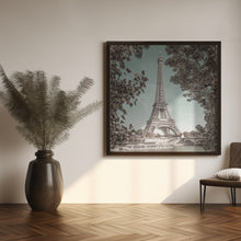 Art Prints of PARIS Eiffel Tower &amp; River Seine | urban vintage style