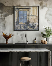 Art Prints of Old Window and Bicycle