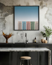 Art Prints of Colored buildings