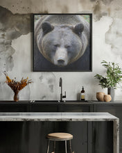 Canvas Art Print The Bear's look