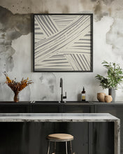 Art Prints of Grey diagonal stripe pattern