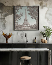 Art Prints of PARIS Eiffel Tower &amp; River Seine | urban vintage style