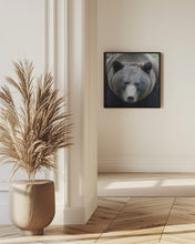 Canvas Art Print The Bear's look