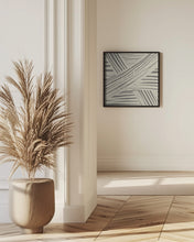 Art Prints of Grey diagonal stripe pattern