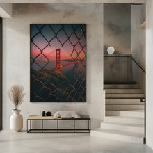 Art Prints of Golden Gate Caged