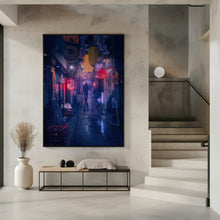 Art Prints of Tokyo Blue Rain