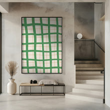 Art Prints of Green Grid