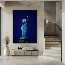 Art Prints of Moonrise behind Liberty