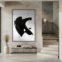 Art Prints of Black abstract Stroke