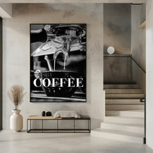 Art Prints of Coffee Text