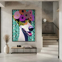 Canvas Art Print Gorgeous Greyhound