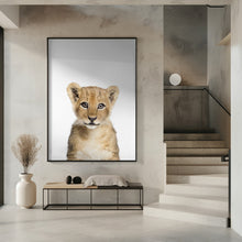 Canvas Art Print Baby Lion