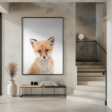 Canvas Art Print Baby Fox