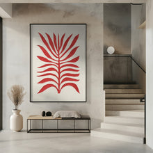 Art Prints of Red Branch / Lino Print