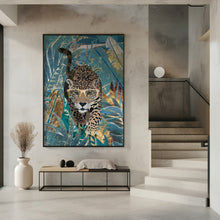 Canvas Art Print Curious jaguar in the rainforest