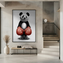 Canvas Art Print PANDA BOXER