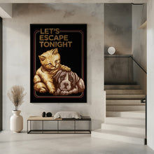 Canvas Art Print LET'S ESCAPE TONIGHT