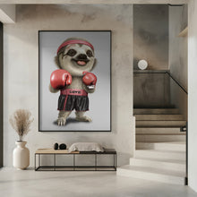 Canvas Art Print the boxing sloth