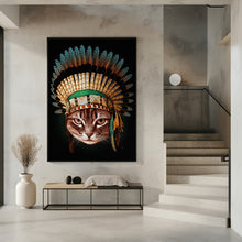 Canvas Art Print chief cat