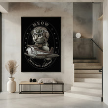 Canvas Art Print meow academy