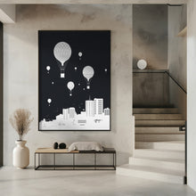 Art Prints of Balloons and the city