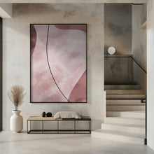 Art Prints of Abstract Shapes Pink