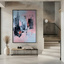 Art Prints of Pink and Grey Abstract 3