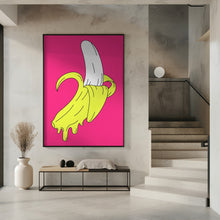 Art Prints of Melting Pink Banana