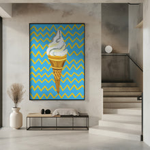 Art Prints of Ice Cream Blue