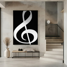 Art Prints of Big treble clef 2