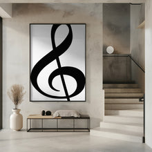 Art Prints of Big treble clef 1