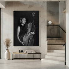 Art Prints of Female cellist