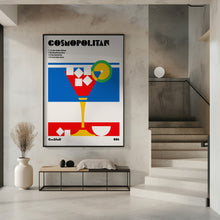 Art Prints of Cosmopolitan Bauhaus Cocktail