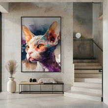 Art Prints of Cat watercolor painting animal