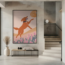 Art Prints of Frisbee Dog