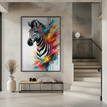 Art Prints of Colorful Zebra