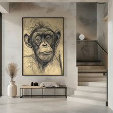 Art Prints of Monkey drawing