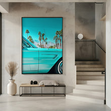 Art Prints of Teal Thunderbird in Palm Springs