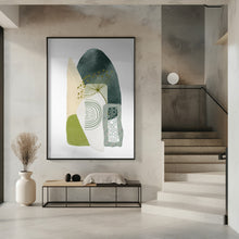 Art Prints of Green Shapes 3