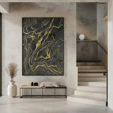 Art Prints of Golden Flows No. 9