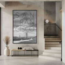 Art Prints of Golden Gate Bridge &amp; Baker Beach | Text &amp; Skyline