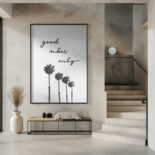 Art Prints of Palm trees | good vibes only