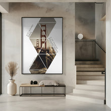 Art Prints of Coordinates SAN FRANCISCO Golden Gate Bridge