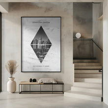 Art Prints of Coordinates BOSTON Downtown