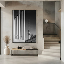 Art Prints of BERLIN MONOCHROME Television Tower &amp; Museum Island