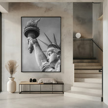 Art Prints of NEW YORK CITY Monochrome Statue of Liberty