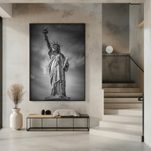 Art Prints of NEW YORK CITY Monochrome Statue of Liberty