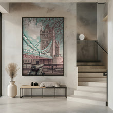 Art Prints of LONDON Tower Bridge in Detail | urban vintage style